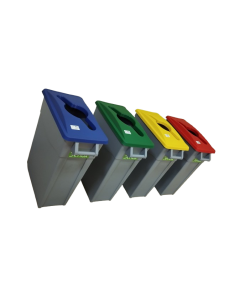 Poubelle ZEUS 65L tri séléctif ouvert 585 x 290 x 670mm couleur au choix (DEN23230)