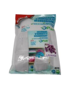 Recharge pour absorbeur d'humidit&eacute; et d&eacute;sodorisant pour chambre