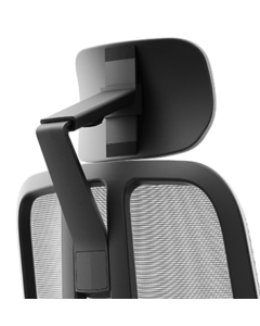 Repose-t&ecirc;te r&eacute;glable 2D pour fauteuil de direction CHALLENGER 175 &ndash; R&eacute;glage hauteur et profondeur Noir