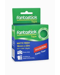 Ruban adh&eacute;sif invisible Fantastick &ndash; 18 mm x 33 m &ndash; Finition mate