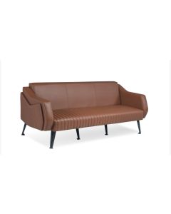 Salon TRIO 3+1+1 en Simili Cuir &ndash; Ensemble Canap&eacute; 3 Places + 2 Fauteuils  Coloris Noir, Marron ou Bordeaux