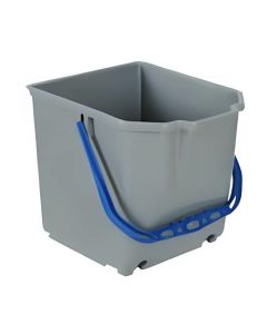 Seau &eacute;cologique gris 18 litres avec poign&eacute;e coloris au choix