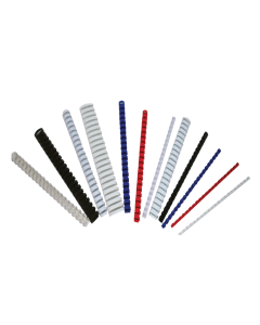Boite de 50 baguettes spirales plastiques DSB pour reliure A4 51 mm Coloris au choix