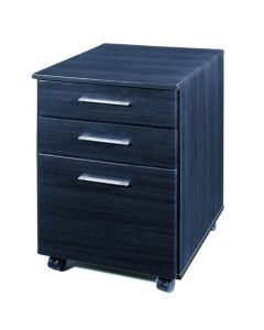 Caisson mobile &agrave; roulettes SLIDE 3 tiroirs, fermeture &agrave; serrure centrale, Coloris au choix