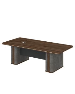 Table de R&eacute;union CANVAS 240x120 cm &ndash; Dark Walnut &ndash; Mobilier Professionnel Salle de Conf&eacute;rence