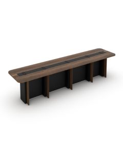 Table de r&eacute;union MONTE 600 x 140 x 75 cm &ndash; couleur New Weng&eacute; / Moon 