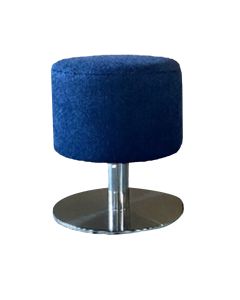 Tabouret SoftSit fixe en tissu pietement chromé coloris au choix