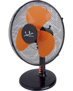 Ventilateur de table Jata VM 3023 &ndash; 43 cm &ndash; 3 vitesses &ndash; 50 W &ndash; Noir/Orange