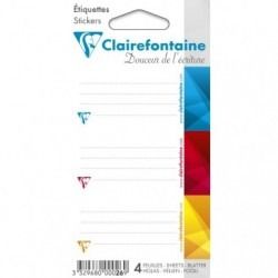 Etquettes école à Mprmer : Modèle étoles Multcolores (3) | Étquette Caher, Etquette