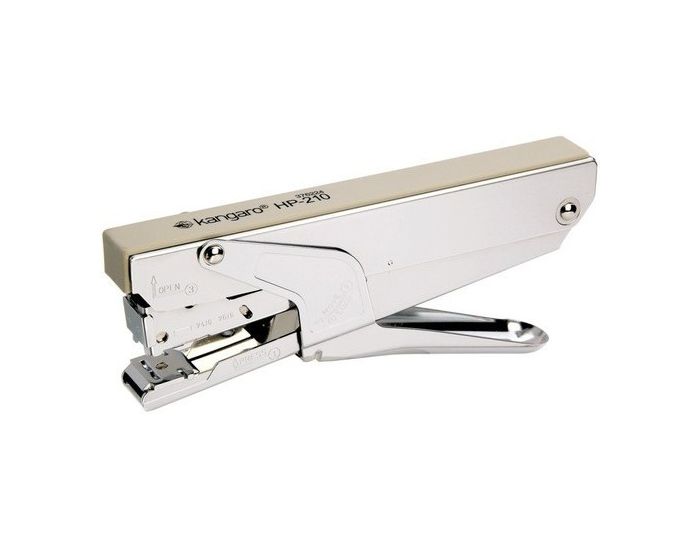 Agrafeuse à Pince Manuelle Anti-bourrage – Capacité 40 Feuilles – Blanche – NEUVE