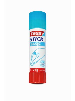 Colle en bâton Tesa Stick Basic 21 g – Colle papier propre, pratique et sans solvant, idéale pour l’école, le bureau et la maison