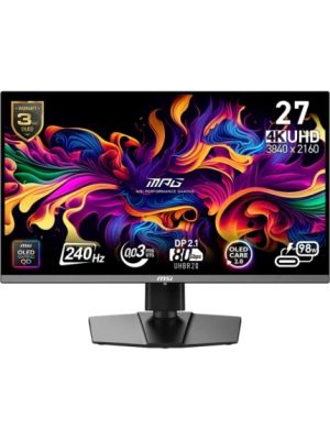 Écran Gaming 27" 4K UltraHD MSI MPG 272URX - 3840x2160 QD-OLED (9S6-3CD79A-054)