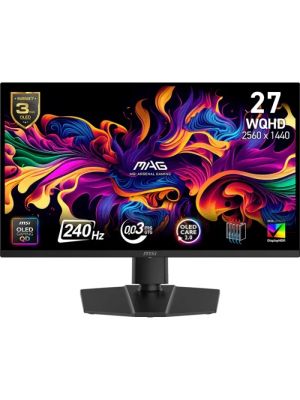Écran Gaming 27" WQHD 2560x1440 MSI MAG 273QP QD-OLED X24 Noir (9S6-3CE69H-010)