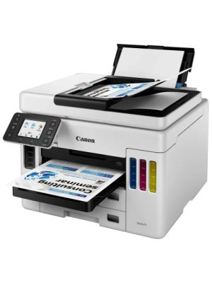 Imprimante multifonction à réservoirs rechargeables CANON Ink Tank GX7140 EUM/EMB Couleur MFP 4en1 A4 Reseau Wfi ADF R/V Int USB 24PPM Noir 15,5PPM (6880C009AB)